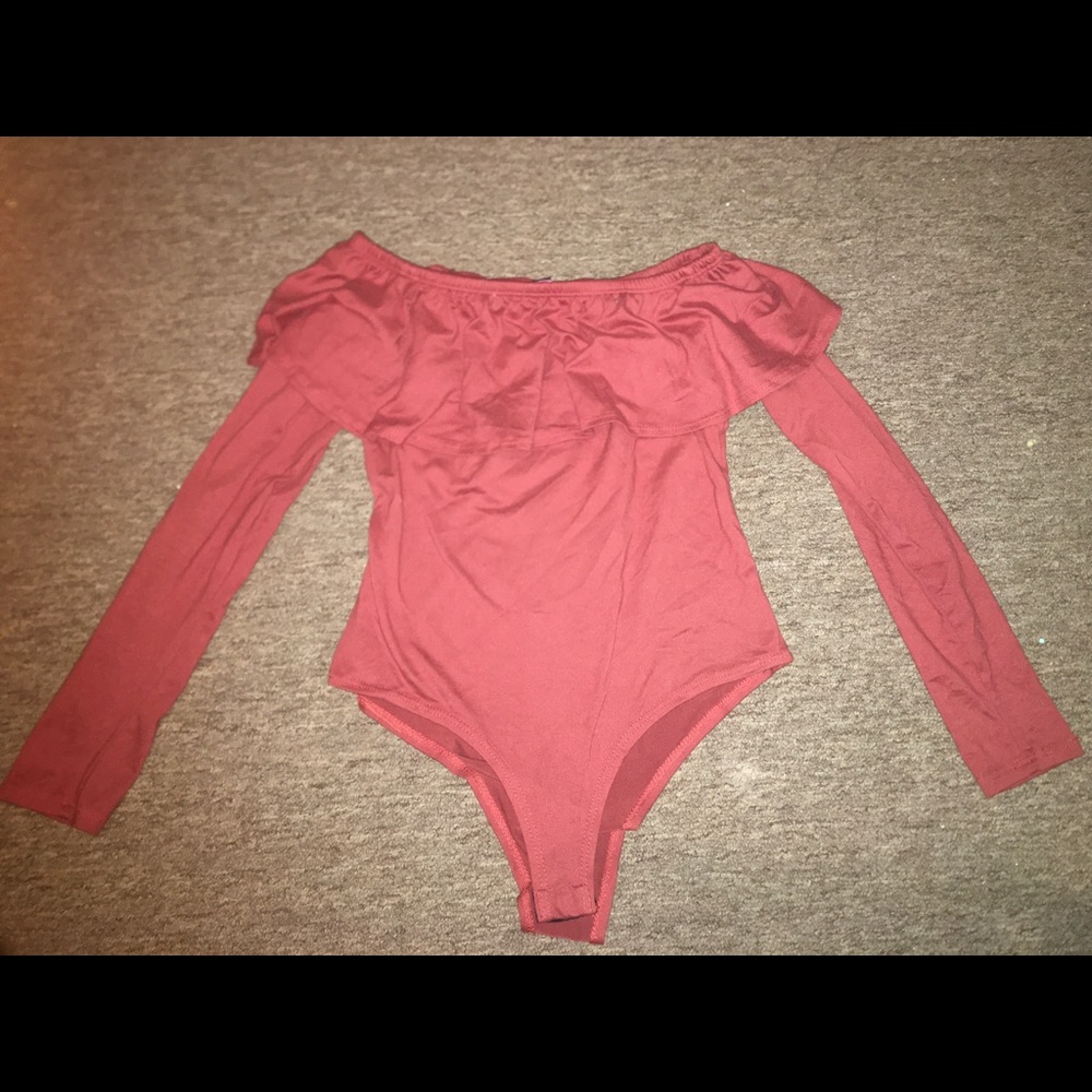 Orange bodysuit